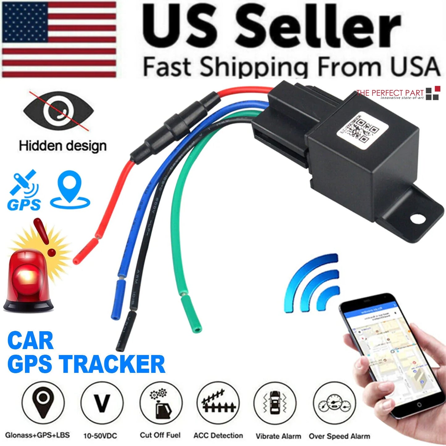 GPS Tracker Real-Time Tracking Locator Device GPRS GSM Car/Motorcycle anti Theft