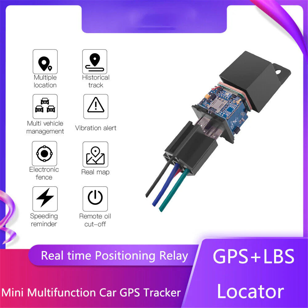 GPS Tracker Real-Time Tracking Locator Device GPRS GSM Car/Motorcycle anti Theft